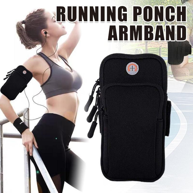 Arm Band Mobile Phone Holder Bag Sports Running Jogging Gym Exercise Pouch Case