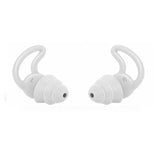 Comfortable Rhino Horn Style Silicone Ear Plugs for Sleeping - White