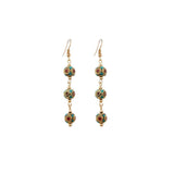 Retro Ethnic Style Earrings Fashion Jewelry for Women Bohemian Accessories - Long beads