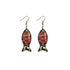 Retro Ethnic Style Earrings Fashion Jewelry for Women Bohemian Accessories - Red snakehead