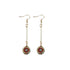 Retro Ethnic Style Earrings Fashion Jewelry for Women Bohemian Accessories - Long red