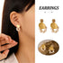 Vintage Pearl Beaded Earrings Simple Versatile Jewelry Women Elegant Fashion