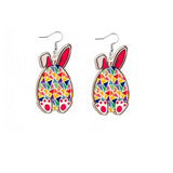 Easter Acrylic Bunny Earrings Cute Cartoon Rabbit Jewelry Spring Holiday Gifts - 4