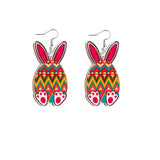Easter Acrylic Bunny Earrings Cute Cartoon Rabbit Jewelry Spring Holiday Gifts - 2