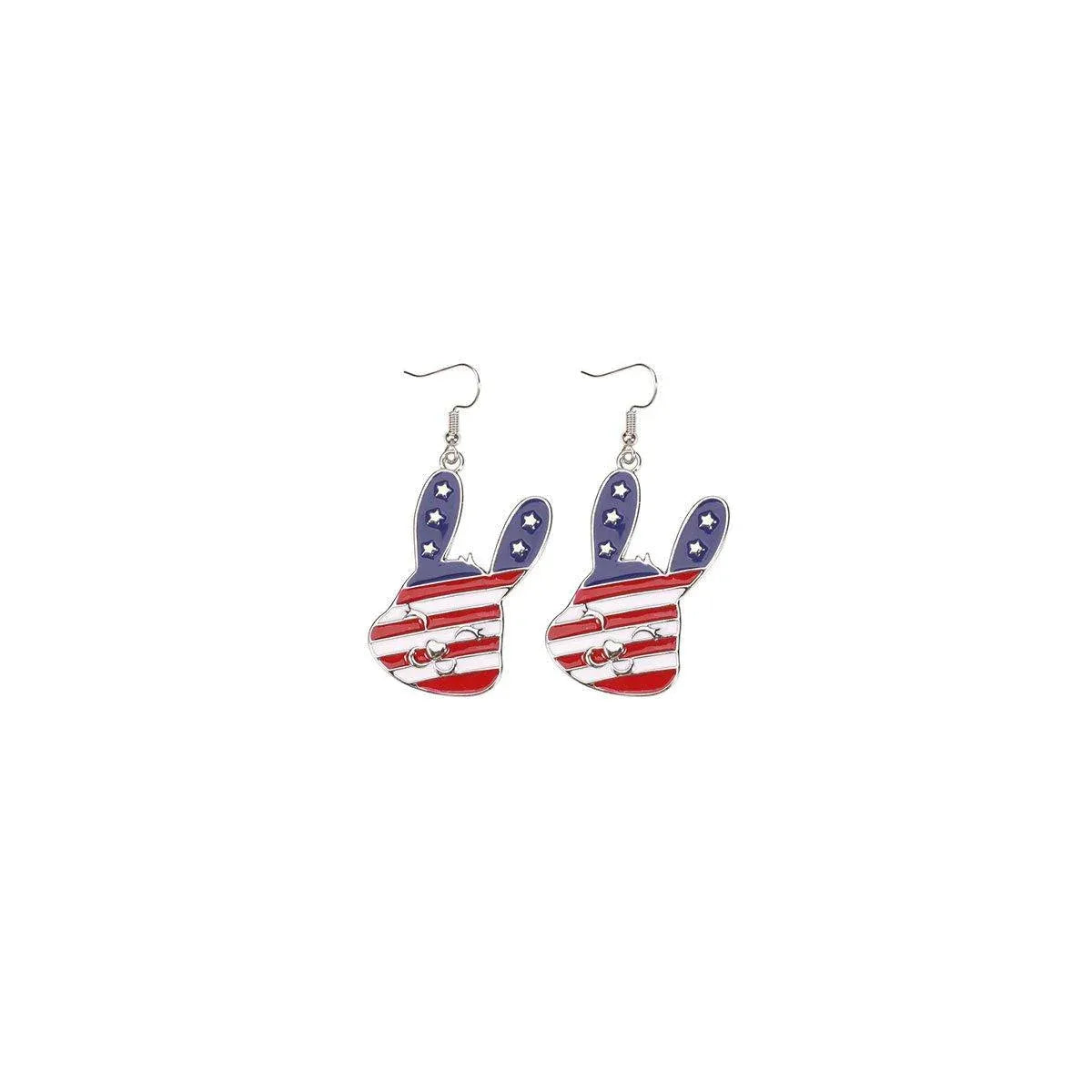 Cute Cartoon Earrings Funny Jewelry Gift for Girls Perfect for Birthdays Parties - Rabbit