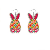Easter Acrylic Bunny Earrings Cute Cartoon Rabbit Jewelry Spring Holiday Gifts - 3