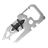Portable Multifunctional Tool Card Outdoor Survival Combination Tool for Home - Silver