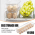 Refrigerator Storage Box Egg Holder Kitchen Organizer Box for Food and Storage