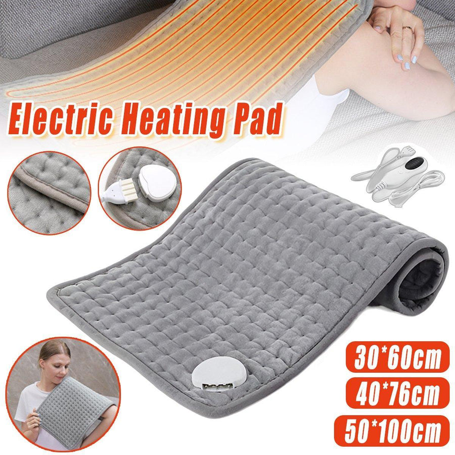 Multifunctional Heating Pad Electric Hot Blanket High Temperature Body Warmer - 100X50cm