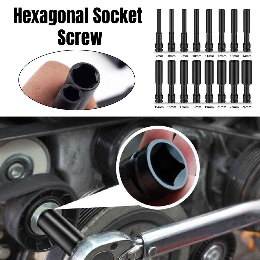 Hexagonal Socket Adapter Set for Electric Impact Wrench Power Drill Socket Tool - 7mm