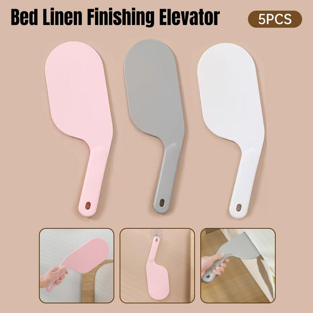 5pcs Bed Sheet and Mattress Organizer Fixer Gap Lifter Tool Bed Sheet Holder Set - White