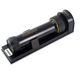 Wall Mounted LED Backup Light for Hotel Guest Room or Home Use - Black