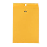 Yellow Kraft Paper Envelope 120gsm Metal Clasp Mailing Documents Office Use - 33x25.4x0.08cm