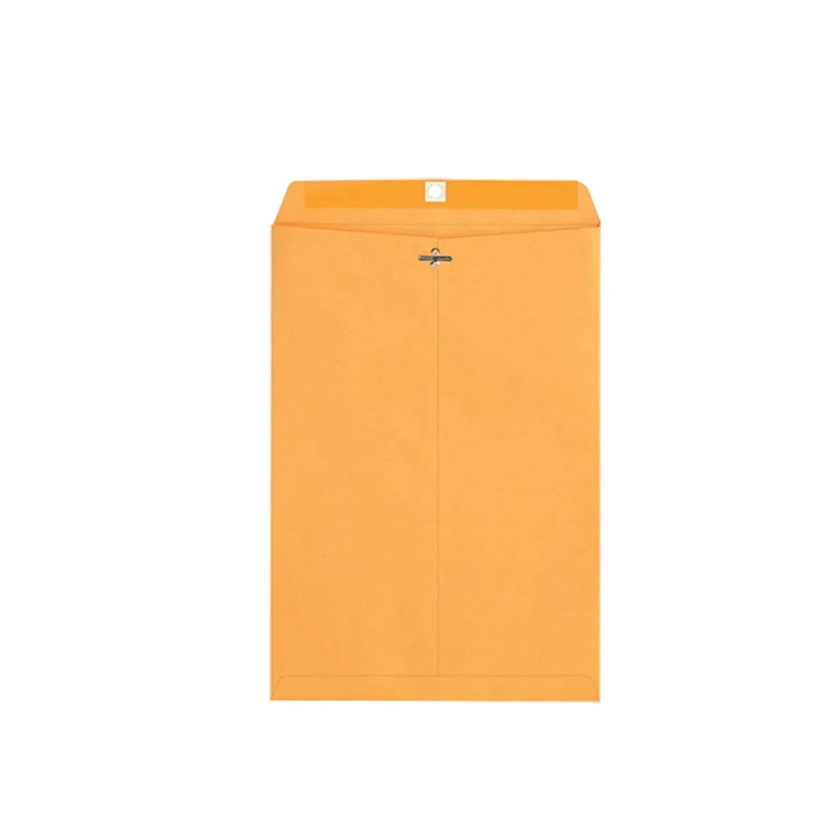 Yellow Kraft Paper Envelope 120gsm Metal Clasp Mailing Documents Office Use - 22.9x15.2x0.08cm