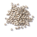 Hair Extension Micro Rings Beads 200 Silicone Lined Microbeads 5Mm X 3Mm Links