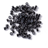 Hair Extension Micro Rings Beads 200 Silicone Lined Microbeads 5Mm X 3Mm Links