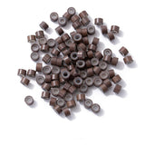 Hair Extension Micro Rings Beads 200 Silicone Lined Microbeads 5Mm X 3Mm Links