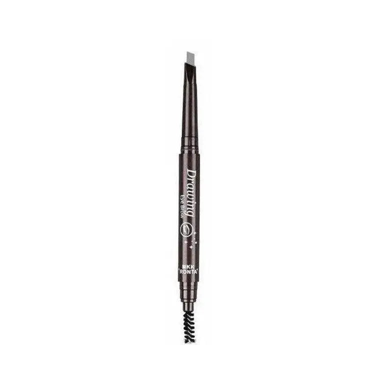 Waterproof Eyebrow Pencil Eye Brow Eyeliner Pen With Brush Makeup Cosmetic Tool - Grey