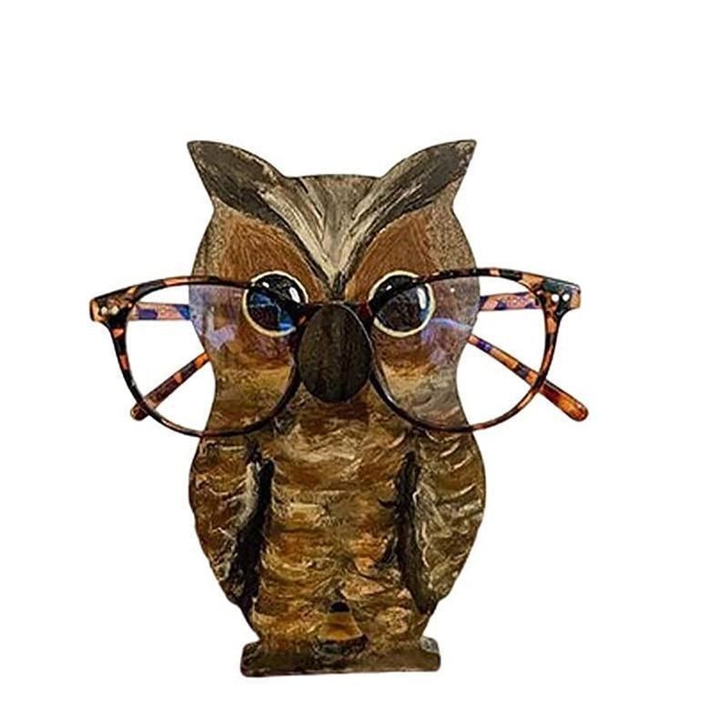 Eyeglasses Holder Display Stand Animal Glasses Rack Decoration - Owl