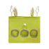 Small Pet Hay Feeding Bag Hanging Design Durable Canvas Material Dustproof - L