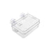 Suction Cup Reptile Feeder Dish Anti-escape Reptile Feeder For Snakes Turtles - Transparent - 6x9x2.5cm