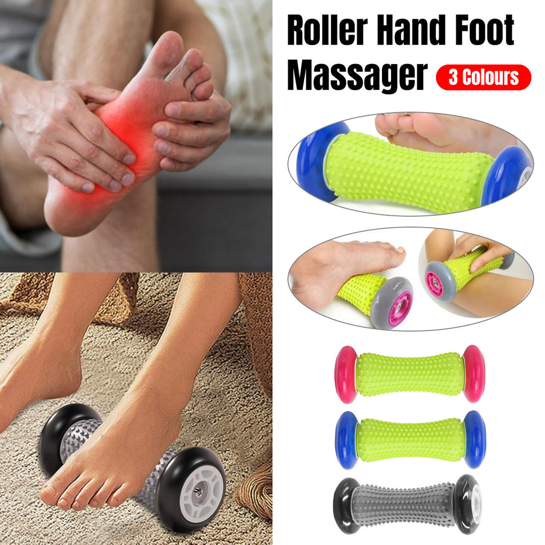 Foot Massage Roller Muscle Relaxation Arch Care Yoga Fitness Tool - Blue