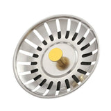1/2/4X Stainless Steel Kitchen Sink Strainer Drain Stopper - 4PCS