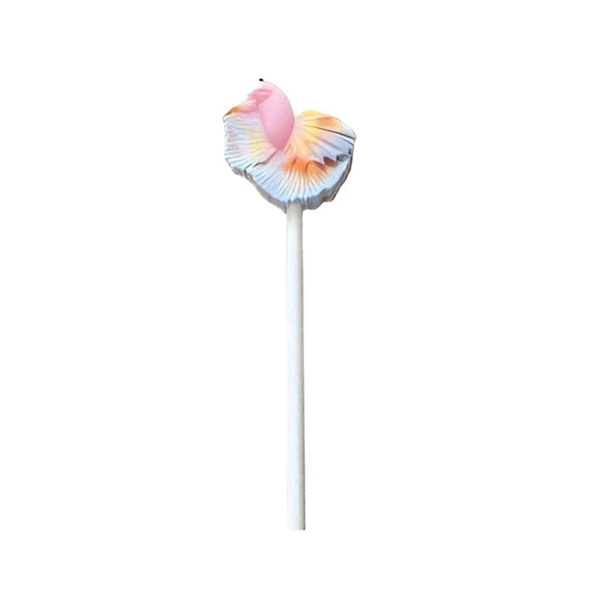 Fish Teaser Stick Interactive Training Pen Toy for Fish Tank Fun and Engagement - Colourful