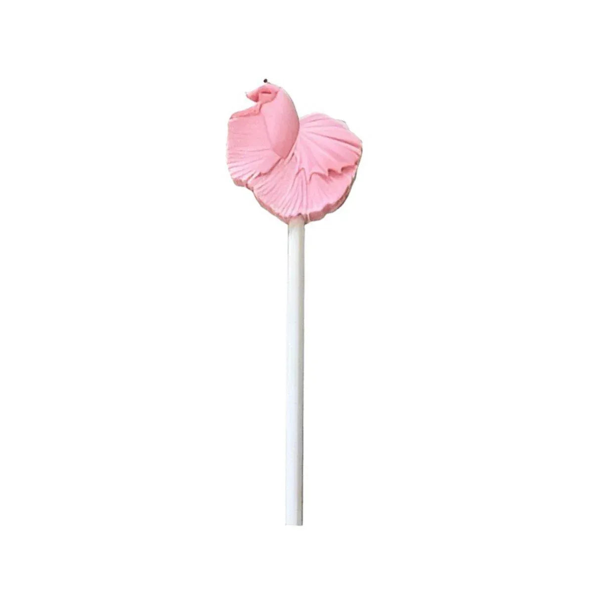 Fish Teaser Stick Interactive Training Pen Toy for Fish Tank Fun and Engagement - Pink