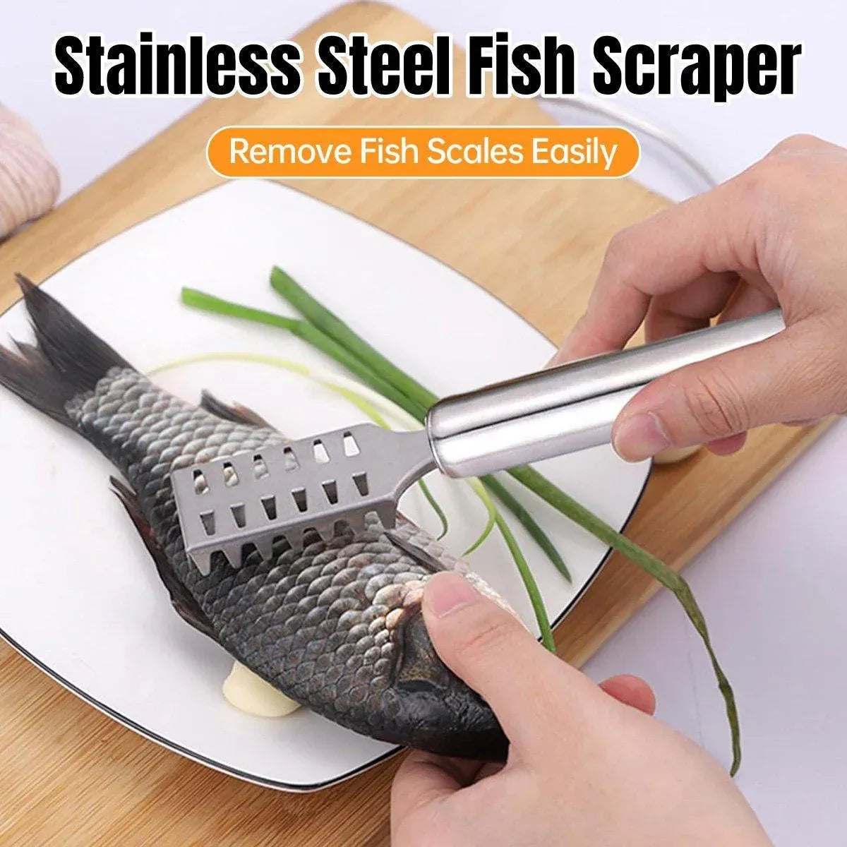 Stainless Steel Fish Scale Knife Easy Home Scale Removal Kitchen Tool Scraper