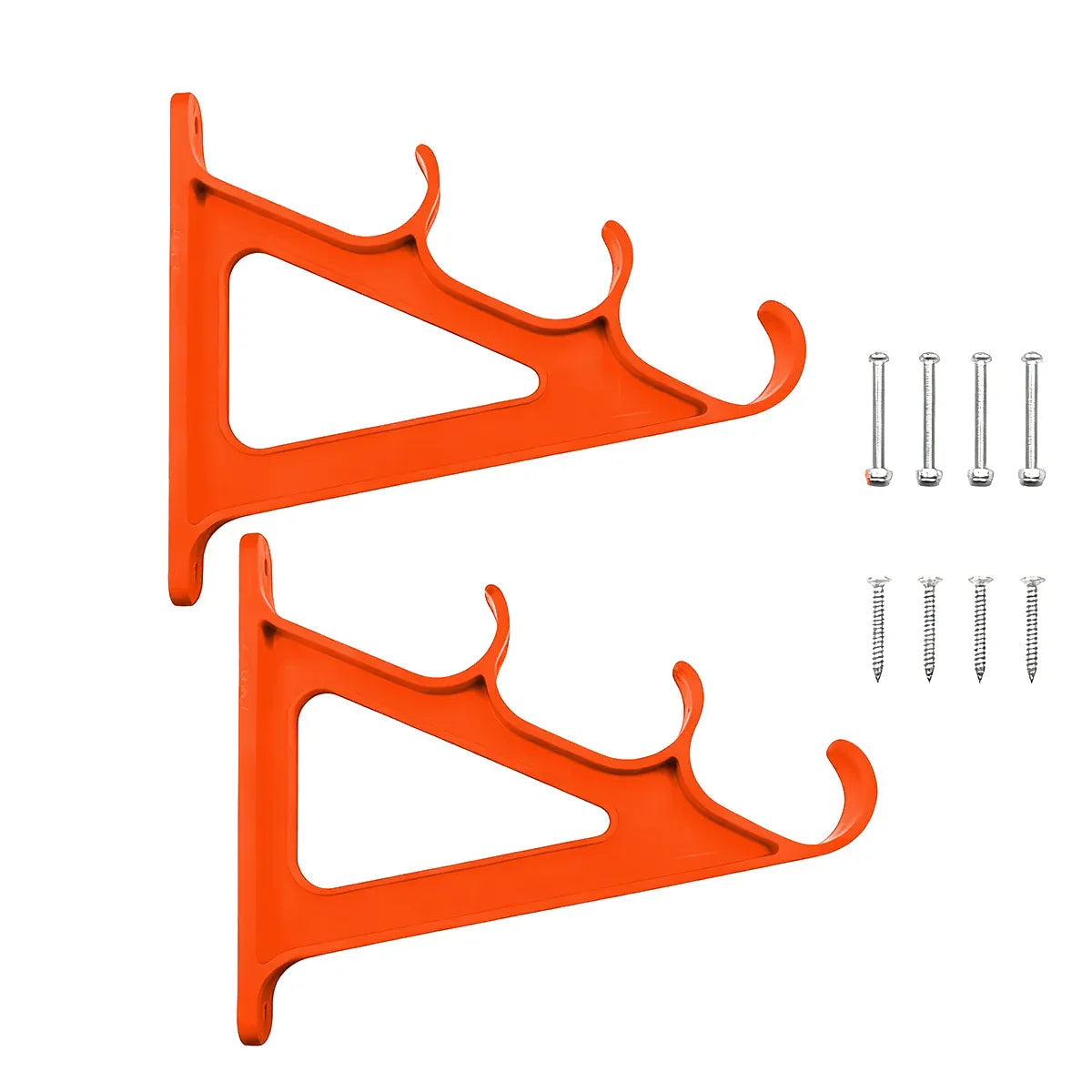 Fishing Rod Holder 3 Rod Capacity Durable for Offshore Kayak Surf - Orange