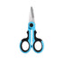 Multi Functional Serrated Fishing Scissors for Cutting Line Horse Fishing Gear - Blue