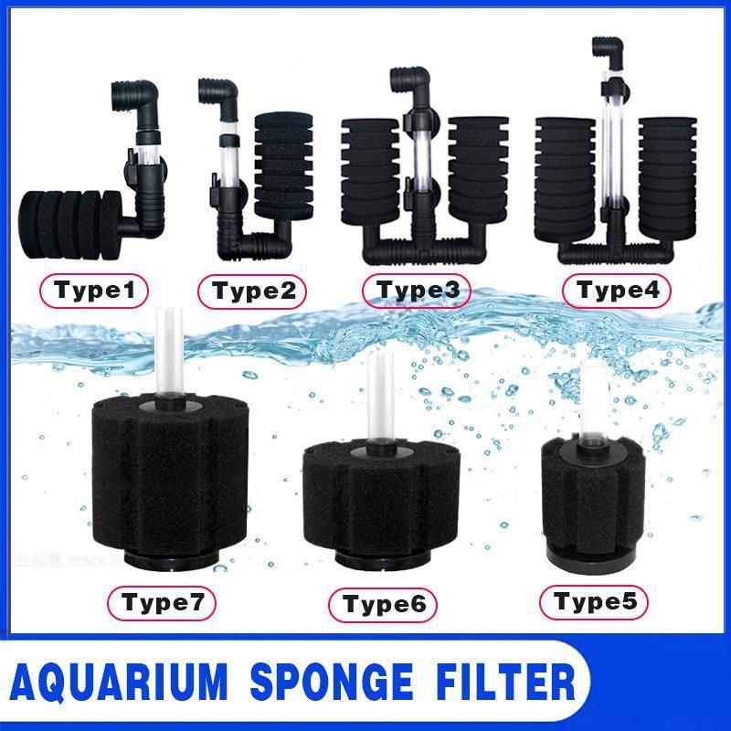 Air Sponge Filter Biological Aquarium Water Fish Tank Foam Small Medium Large - Type 4