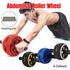 Abdominal Muscle Wheel Exercise Roller Fitness Equipment for Home Gym Men Women - Black