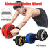 Abdominal Muscle Wheel Exercise Roller Fitness Equipment for Home Gym Men Women - Blue