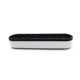 Silicone Makeup Organizer Cosmetic Storage Box Lipstick Brush Holder Desktop Box - Black