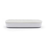 Silicone Makeup Organizer Cosmetic Storage Box Lipstick Brush Holder Desktop Box - White