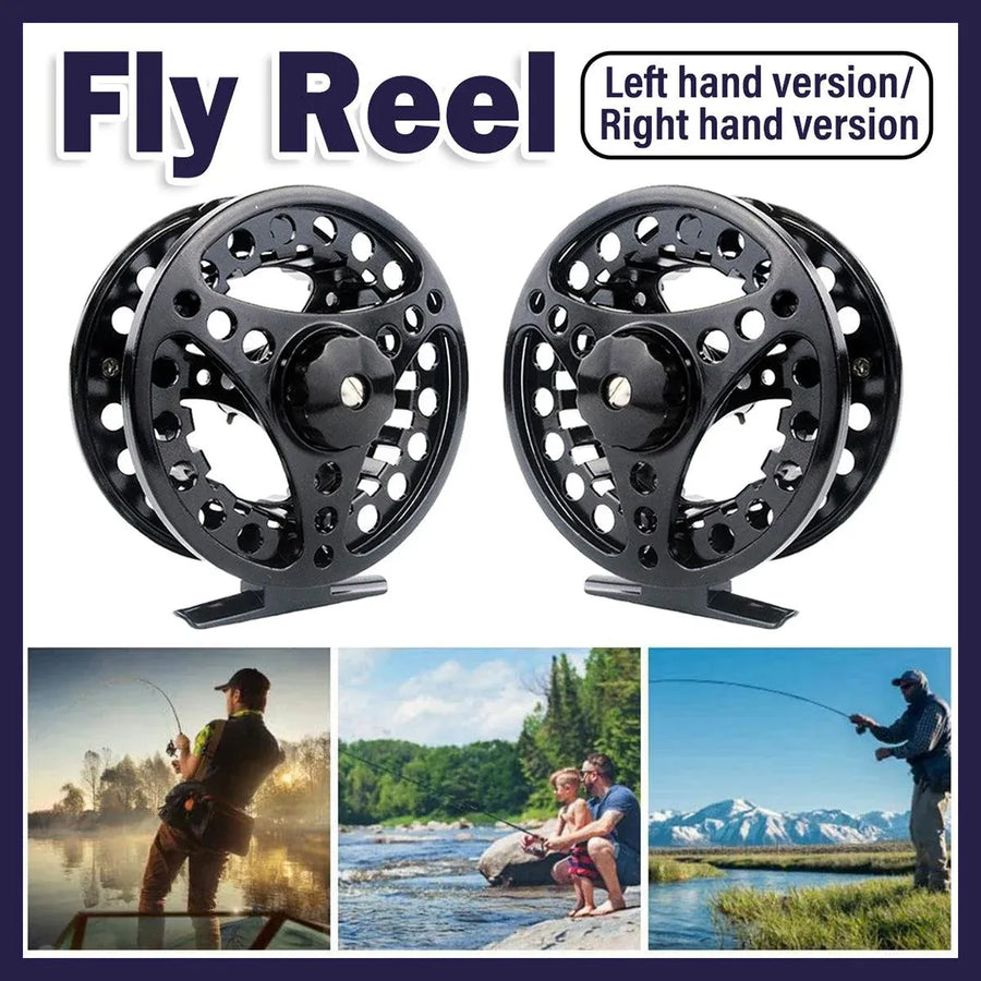Fly Fishing Reel Line Reel Lightweight Spinning Reel Casting Reel for Fishing - Left