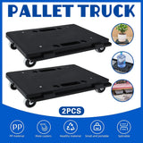 Heavy Duty Rolling Utility Cart for Office Warehouse Silent Portable Trolley