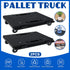 Heavy Duty Rolling Utility Cart for Office Warehouse Silent Portable Trolley