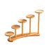 Bamboo Indoor Desktop Flower Stand for Living Room Office MultiTier Plant Holder - Round