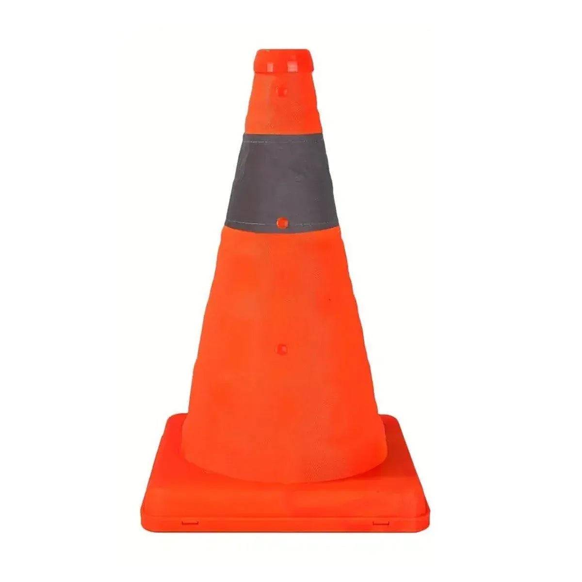 Folding Road Warning Reflective Barrier Cone Emergency Traffic Expansion Safety - 65cm