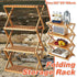 Portable Camping Shelf Multi-functional Picnic Organizer Folding Storage Rack