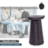 Folding Stool Seat Portable Retractable Telescopic Camping Fishing Travel Chair