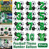 32 Inch Green Soccer Balloons 5 Pieces Set World Cup Birthday Party Decoration - 6