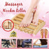 Large Wooden Foot Roller Relaxation Tool for Home or Office Use