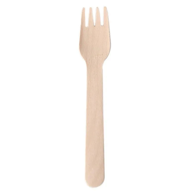 Wooden Cutlery Set Disposable Bamboo Wood Bulk Buy Forks Spoons Knives Party Eco