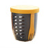 Portable Drainable Fruit Cup Plastic Sealed Cup for Snacks and Travel Use - Blue