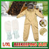 Full Beekeeping Suit Bee Suit Heavy Duty Leather Ventilated Keeping Gloves - L （with Gloves）
