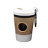 Pet Waste Bag Dispenser Portable Dog Poop Bag Holder Outdoor Cleaning Accessory - White